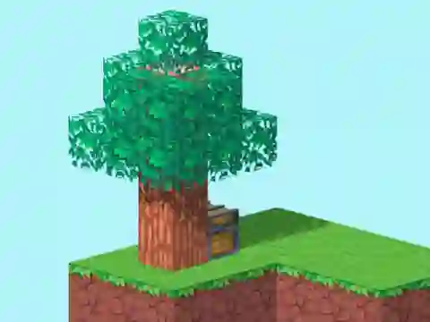 Spēle Skyblock 3D: Survival online