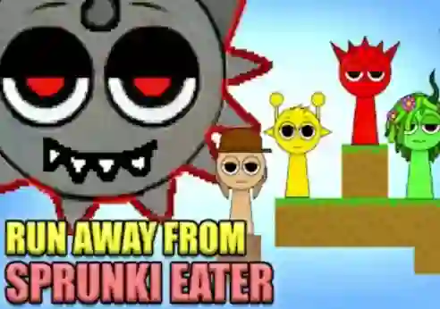 Spēle Run Away From Sprunki Eater online