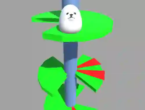 Spēle Eggdog Helix Jumper online