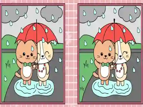 Spēle Spot the Differences Cute Kittens online