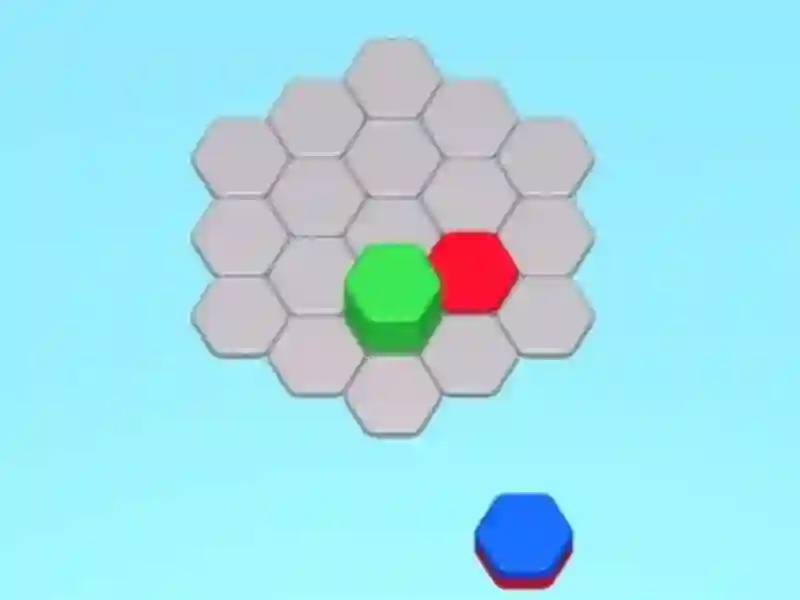 Spēle Hexa Stack Sort online