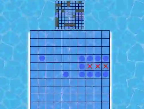 Spēle Battleship On Cells online