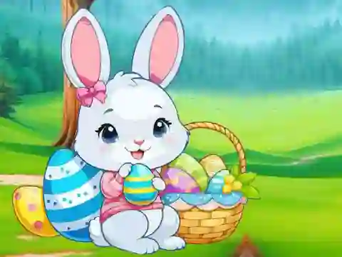 Spēle Easter Bunny Jungle Escape online