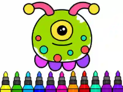 Spēle Coloring Book: Alien online