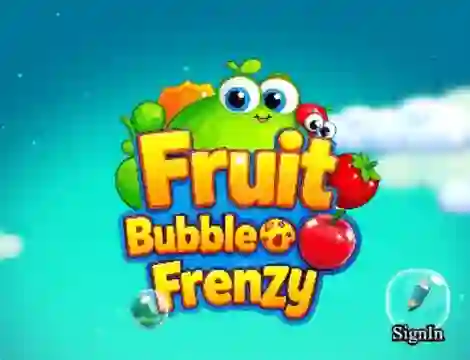 Spēle Fruit Bubble Frenzy online