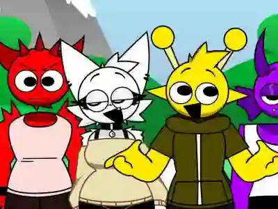 Spēle Sprunki Retake Human New online