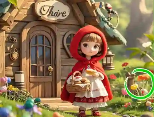 Spēle Find The Differences: Granny Wolf online