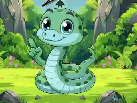 Spēle Snake Searching The Baby online