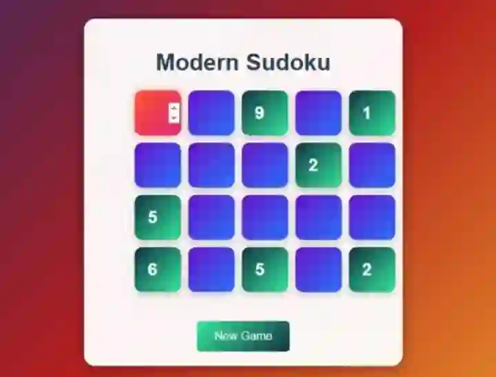 Spēle Modern Sudoku online