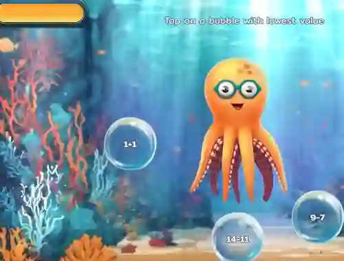 Spēle Bubble Math Dive online