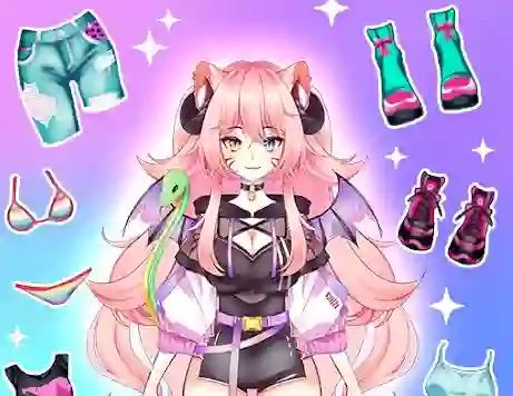 Spēle Anime Dress Up Moe online