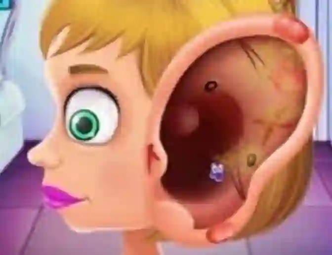 Spēle Children's Doctor Treating Ears online