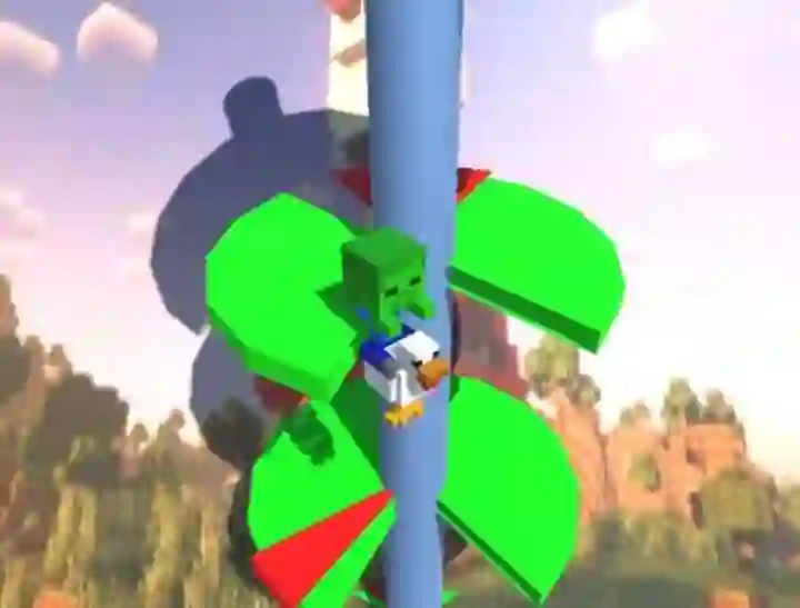 Spēle Chicken Jockey Helix Jump online