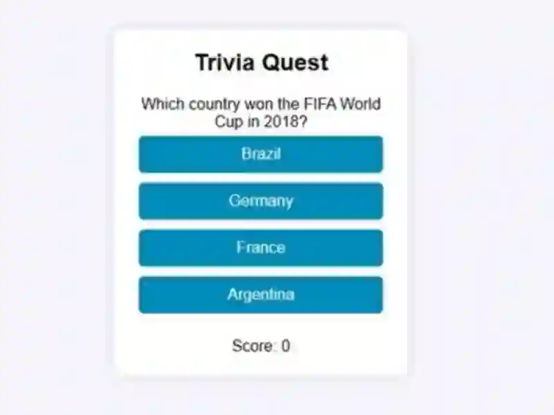 Spēle Trivia Quest online
