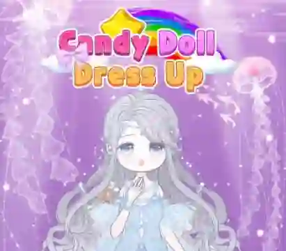 Spēle Candy Doll Dress Up online