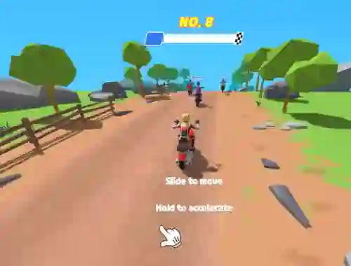 Spēle Moto Attack Bike Racing online
