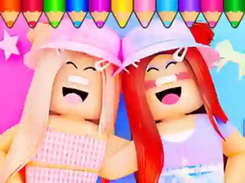 Spēle Coloring Book: Roblox Bestie online