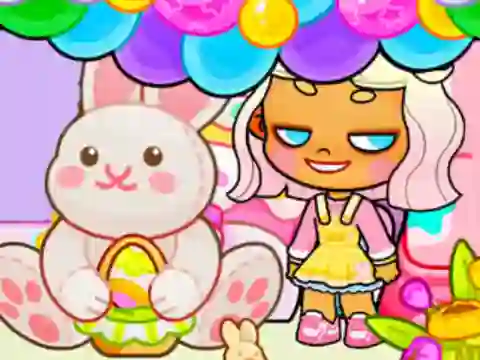 Spēle Jigsaw Puzzle: Avatar World Easter Party online