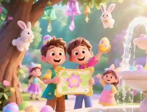 Spēle Find The Differences: Easter Egg Hunt online