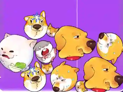 Spēle Merge Memes online