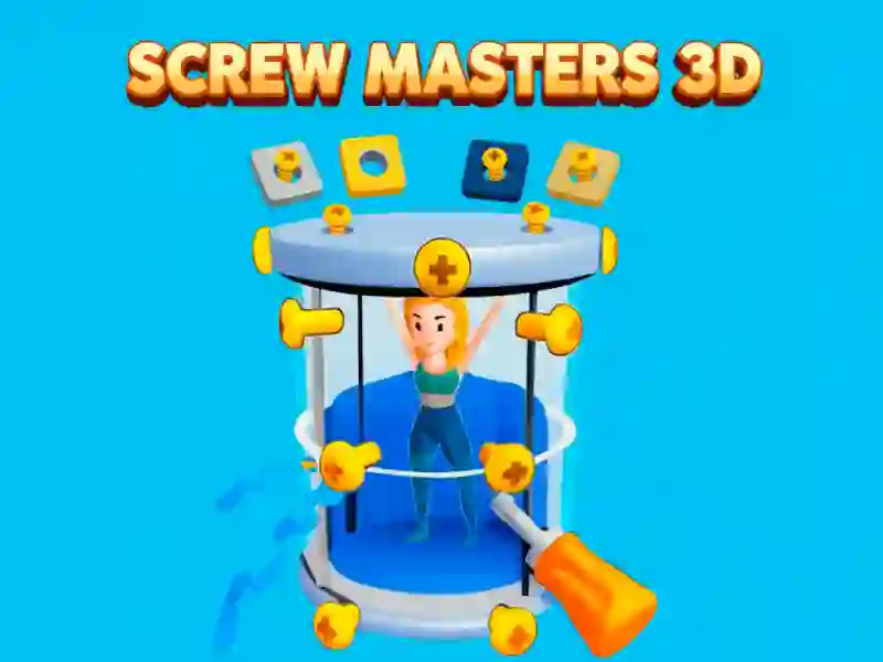 Spēle Screw Masters 3D online