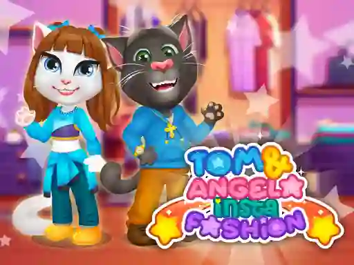 Spēle Tom and Angela Insta Fashion online