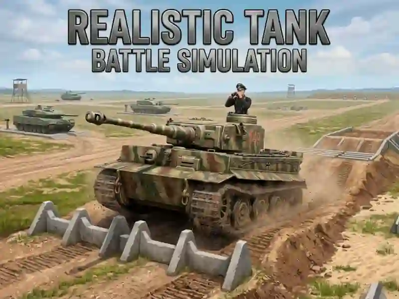 Spēle Realistic Tank Battle Simulation online