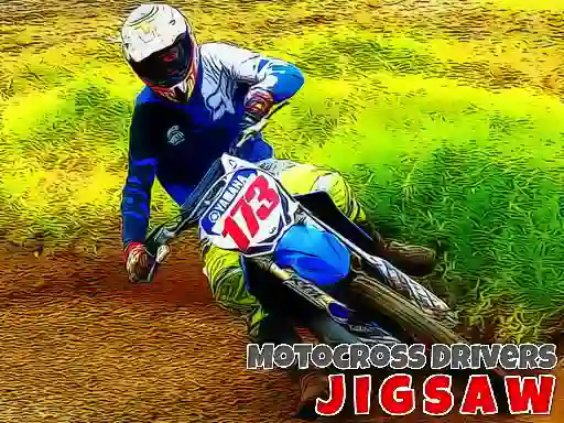 Spēle Motocross Drivers Jigsaw online