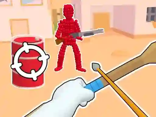 Spēle Stickman Archer: Shooting Arrows at Reds online