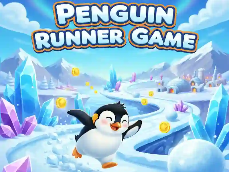 Spēle Penguin Runner Game online
