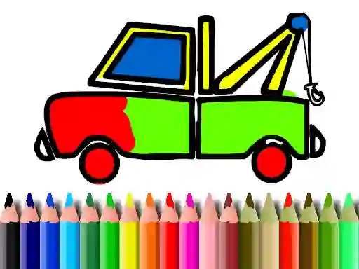 Spēle Back To School: Truck Coloring online
