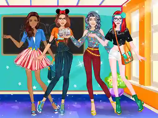 Spēle High School Dress Up For Girls online