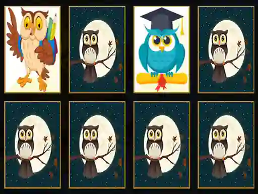 Spēle Cute Owl Memory online