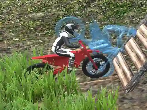 Spēle BikeTrial Forest Road 2022 online