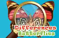 Spēle Differences Butterflies online