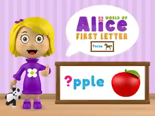 Spēle World of Alice First Letter online