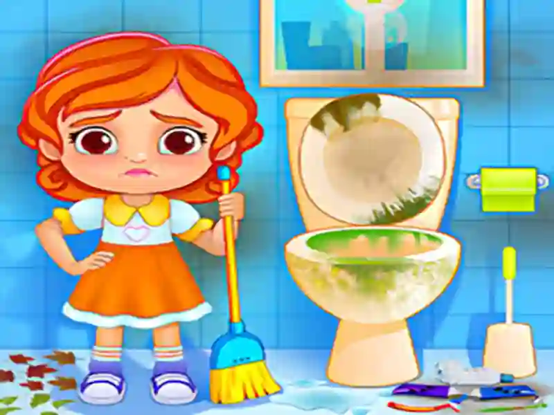 Spēle Kids House Cleanup online