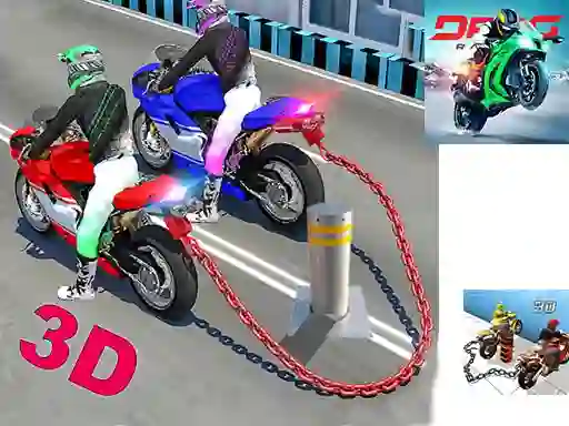 Spēle Chained Bike Racing 3d online
