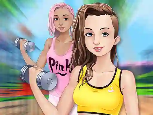 Spēle Fitness Girls Dress Up online