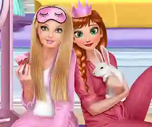 Spēle Princesses Pj Party online