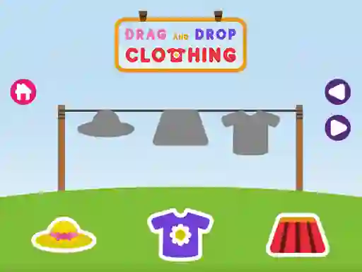 Spēle Drag and Drop Clothing online