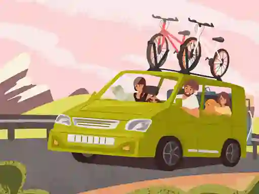 Spēle Family Travelling Jigsaw online
