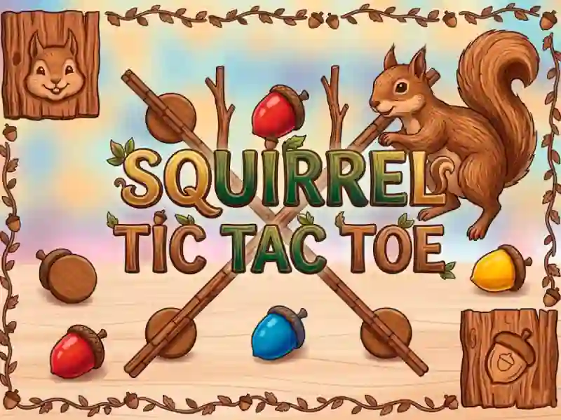 Spēle Squirrel Tic Tac Toe online