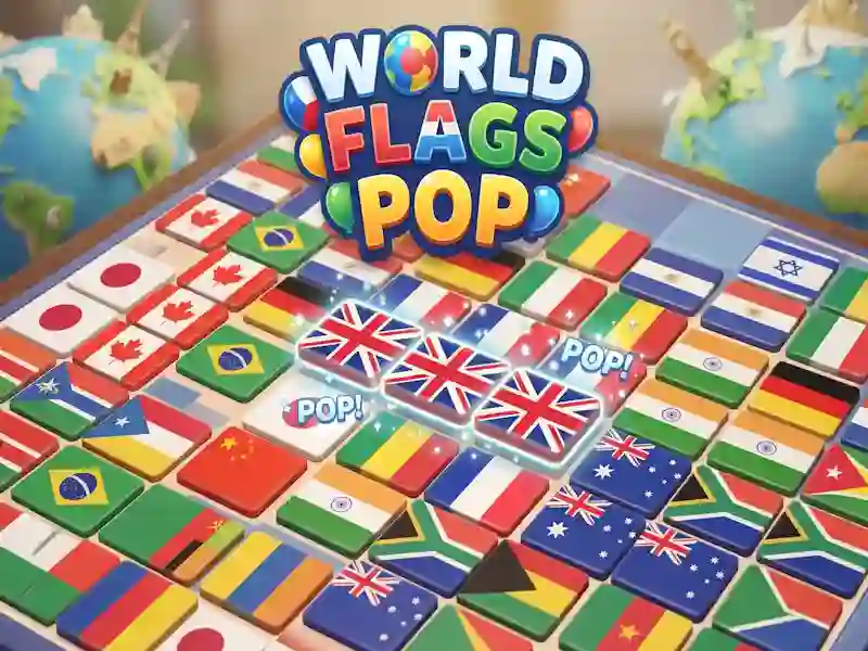 Spēle World Flags Pop online