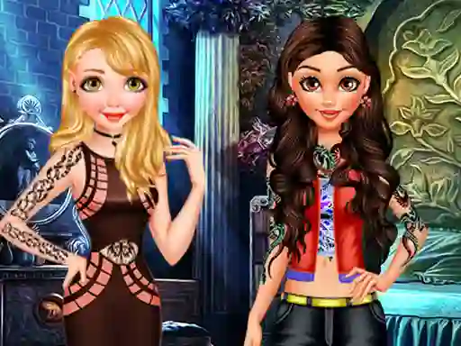 Spēle Princess Bad Girls Makeover online