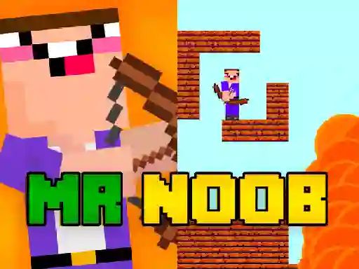 Spēle Mr Noob vs Zombies online