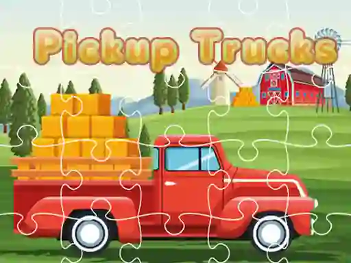 Spēle Pickup Trucks Jigsaw online