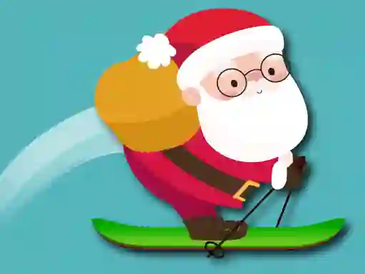 Spēle Avalanche Santa Ski Xmas online