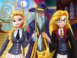 Spēle Princesses at School of Magic online