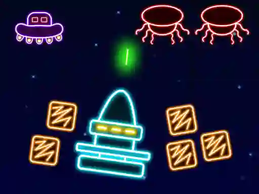 Spēle Neon Invaders online